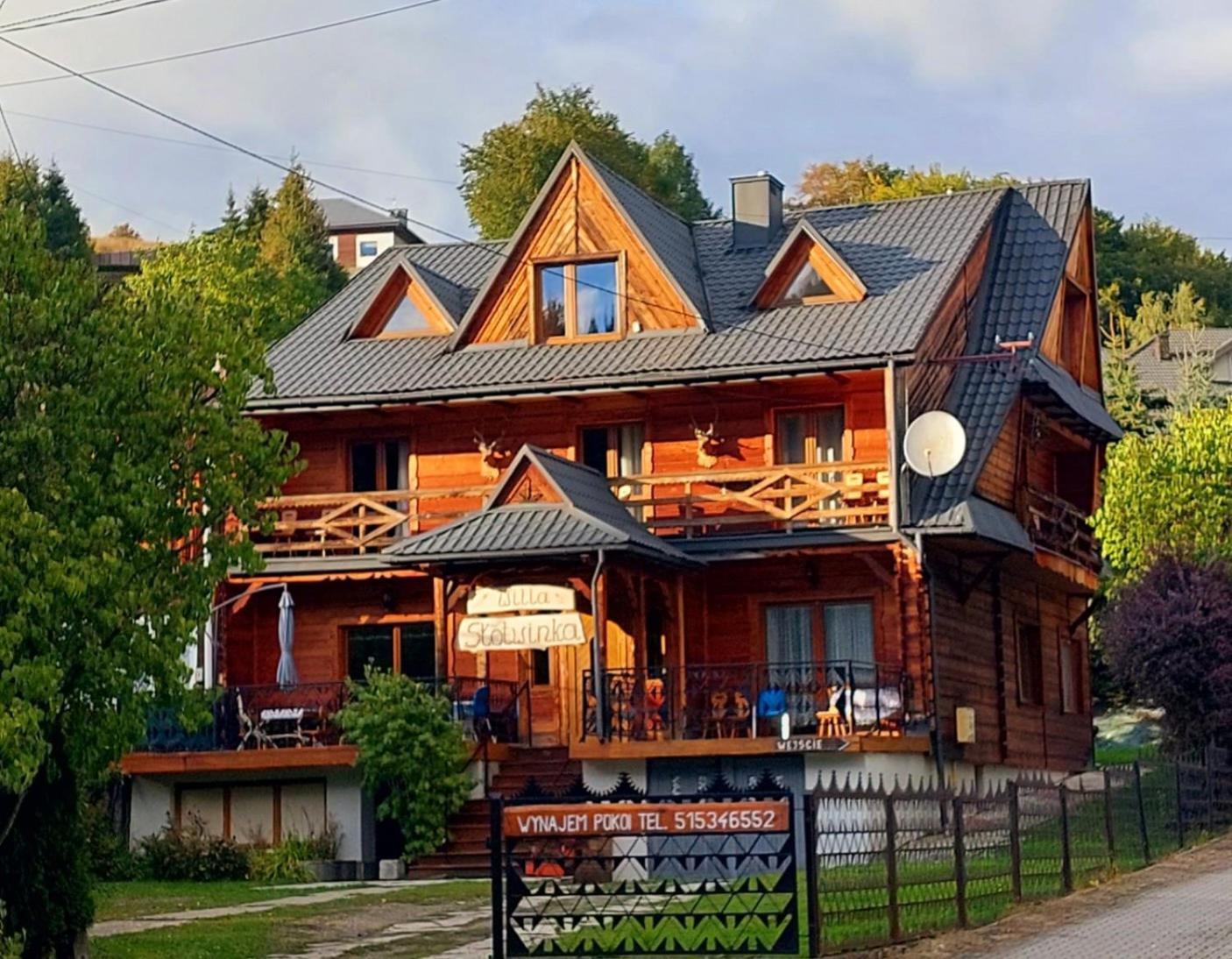 Willa Slotwinka Krynica Zdroj Dış mekan fotoğraf